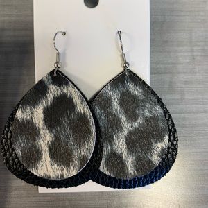 Cheetah print faux leather